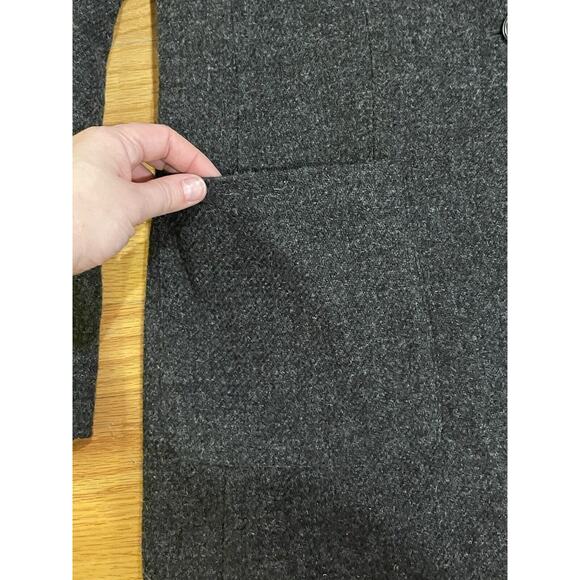 Leon & Harper Women’s Gray Button Closure Coat Blazer Large - Picture 7 of 10